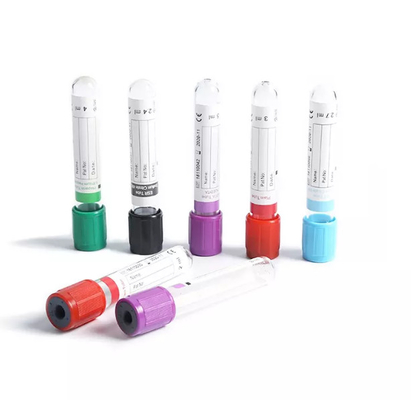 Disposable Vacuum Blood Collection Tubes Plasma Sodium Heparin 13*100mm