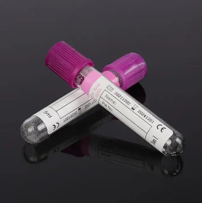 Hospital Medical Supplies Vacuum Blood Collection Tube EDTA K3 EDTA K2 Purple Tube Draw Volume 1-10ml