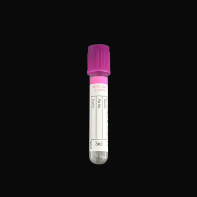 Medical Consumables Blood Sample Collection Tube EDTA Sterile Disposable Glass PET Vacuum Test Tube For Blood