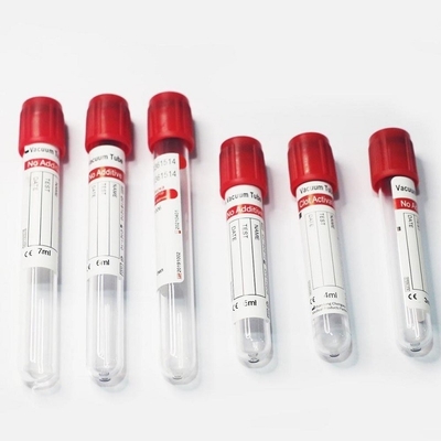 Custom Size Adults Plain Tube Red Single Serum Tube Vacuum Blood Collection Tube