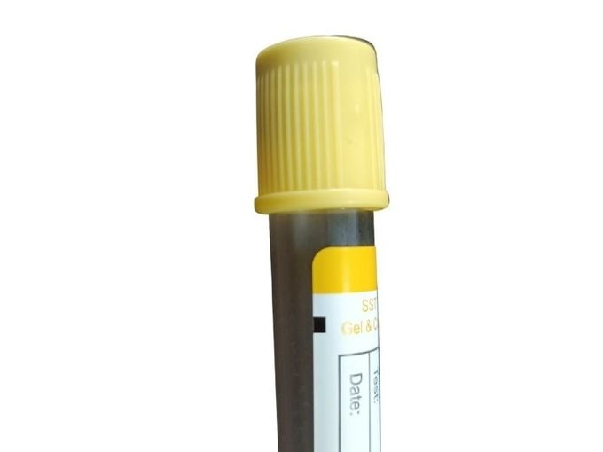 Yellow Top SST Gel Clot Activator Tube For Blood Collection 10ml